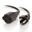 Cables To Go 29926 4' 16 AWG NEMA 5-15P To IEC320C13 Universal Power Cord Image 1