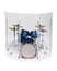 Clearsonic LITE2466X5 24" X 66" X 3/16" 5-Section Drum Shield Kit Image 1