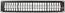 Leviton 49255-H48 QuickPort Flat Panel, 48-Port, 2RU, Cable Management Bar Included, Black Image 1