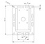 Triad-Orbit SM-WM1 Slide In Wall And Ceiling Mounting Plate Image 4