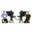 ikan PT4500-SDI-P2P-TK P2P Interview System With 2 X Professional 15" High Bright Teleprompter With 3G-SDI Travel Kit Image 3