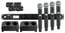 Shure ULXD24Q/SM58-G50 ULXD Quad Channel Handheld Wireless Bundle With 4 SM58 Mics, 4 Batteries, 2 Chargers, In G50 Band Image 1