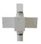 Nigel B Design 12X10DPM-W 12" X 10" Utility Shelf Double Pole Mount With Power Receptacle, White Image 1