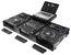 Odyssey FZGS12CDJWXD2BL Black Coffin Case For DJ Mixer And Two Media Players With Glide Platform Image 1
