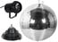 Eliminator Lighting M600EL All-in-one Mirror Ball Kit With A 16-inch Mirror Ball, Mirro Image 1