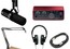 Shure Voice Over SM7dB Bundle Dynamic Microphone With Boom Mic Stand And Audio Interface Image 1