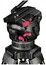 Cartoni Focus 10 Red Lock System Fluid Head With Red Lock Tripod System Image 2