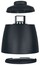 Lowell ESP-82TB 8" Diameter Pendant Coaxial Speaker System, Press-fit Grille, Backbox, Black Image 3