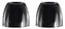 Shure EABKF1-10M Replacement Foam Sleeves For SE Series Earphones, 5 Pair, Medium, Black Image 1