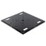 Show Solutions BP3030-STEEL-09mm-R1 30? X 30?, 9mm Thick Steel Plate On A 1? Raised Frame With 1 Welded 1.5? Schedule 40 Flange Image 1