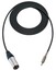 Sescom SES-SC6XMZ Audio Cable Canare Star-Quad 3-Pin XLR Male To 3.5mm TRS Balanced Male Black, 6' Image 1