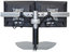 Chief KTP220B Dual Monitor Horizontal Table Stand, Black Image 1