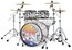 Pacific Drums 25th Anniversary Clear Acrylic 4-piece Drum Kit Seamless Acrylic Shells, Walnut-stained Hoops, And Commemorative Badges Image 2