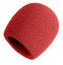 Shure A58WS-RED Foam Windscreen For Any Ball-Type Mic, Red Image 1