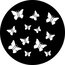 Rosco 76508 Steel Gobo, Butterflies Image 1