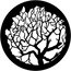 Rosco 79101 Steel Gobo, Winter Tree 1 Image 1