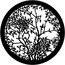 Rosco 79107 Steel Gobo, Leafy Branches 2 Image 1