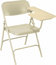 National Public Seating 5201L Folding Chair With Left Tab Arm, Oak/Bge Image 1