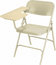 National Public Seating 5201R Folding Chair With Right Tab Arm, Oak/Beige Image 1