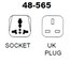 Philmore 48-565 UK Plug/Universal Socket AC Power Adapter Image 2