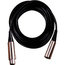 Shure C50J 50' Hi-Flex Mic Cable (for Low Impedance), Chrome XLRF To XLRM Connectors Image 1
