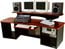 Omnirax FRC24MP Audio/Video Workstation Desk (Maple Finish, 2x 12 RU Cabinets) Image 1