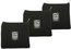 Porta-Brace PB-B93 Set Of Three 9"x9" Soft Zippered Cases Image 1
