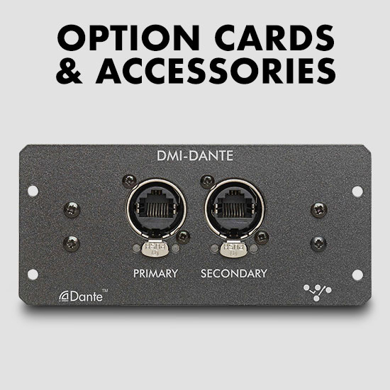 DiGiCo - Option Cards &amp; Accessories