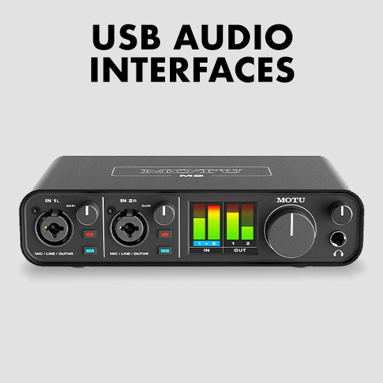 MOTU - USB Audio Interfaces