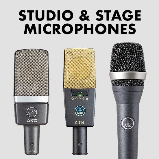 AKG - Studio &amp; Stage Microphones