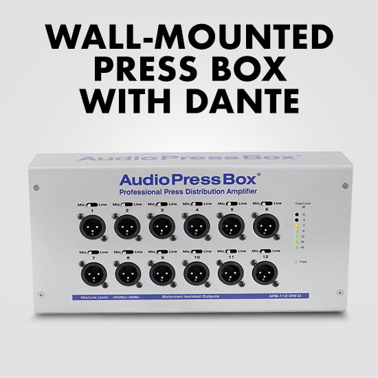 Audio Press Box - APB-112-OW-D