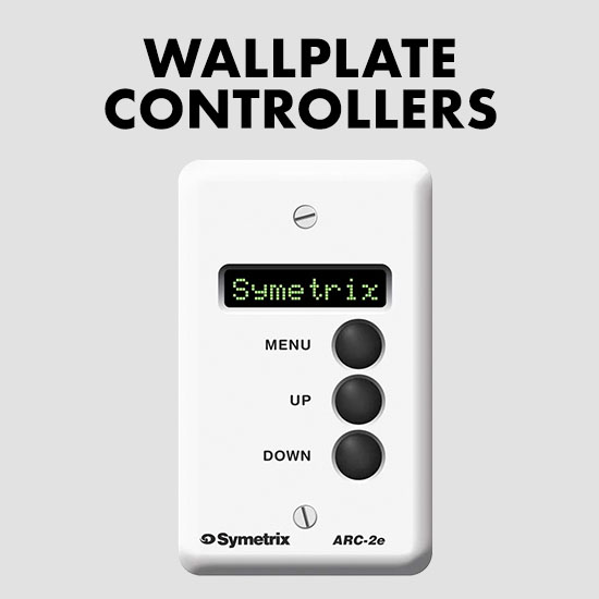 Symetrix - Wallplate Controllers