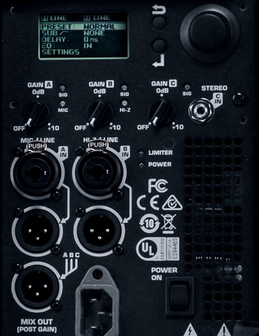 Fig. 3 QSC K12.2 controls 2