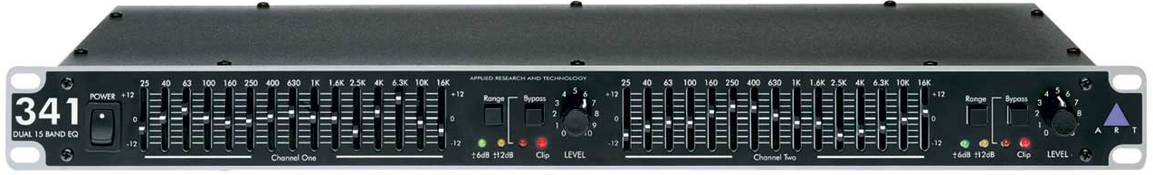 ART EQ341 2-Channel15 Band Graphic Equalizer