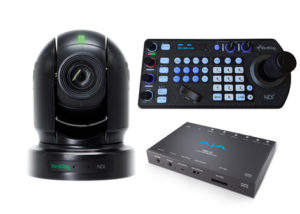 BirdDog 200 PTZ Camera, PTZ Controller, AJA HELO Video Streaming Bundle