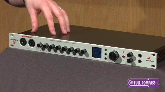 Antelope Audio Discrete 8 Thunderbolt and USB Audio Interface Overview