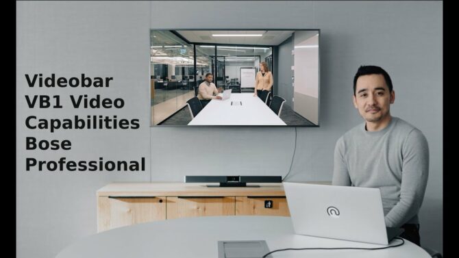 Videobar VB1 Video Capabilities Bose Professional